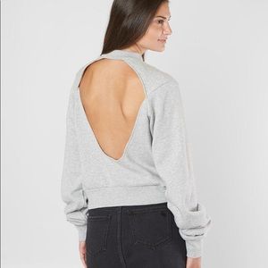 Kendall and Kylie open back sweatshirt size small